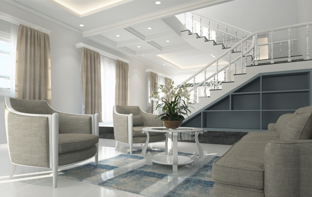 spacious living room
