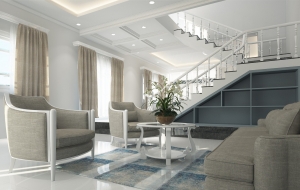spacious living room