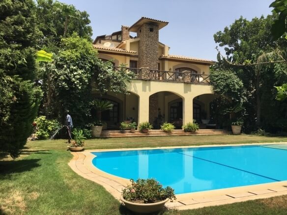 6 bedrooms Villa for Rent in Katameya Heights Golf Compound