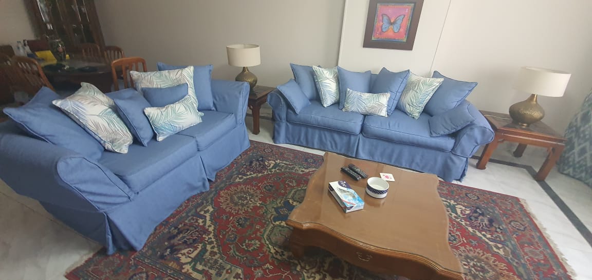 3 Bedroom Furnished Flat for rent, equipped kitchen, 2 bathrooms