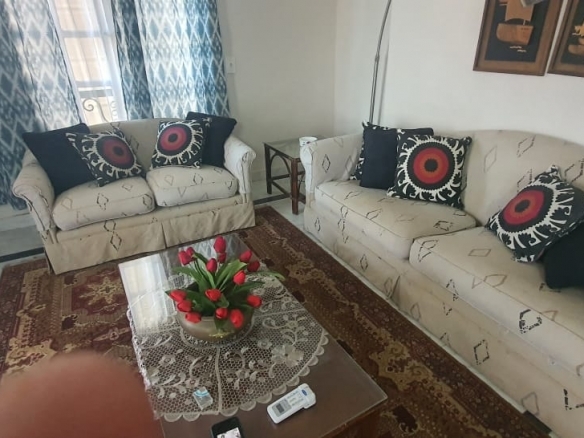 3 Bedroom Furnished Flat for rent, equipped kitchen, 2 bathrooms