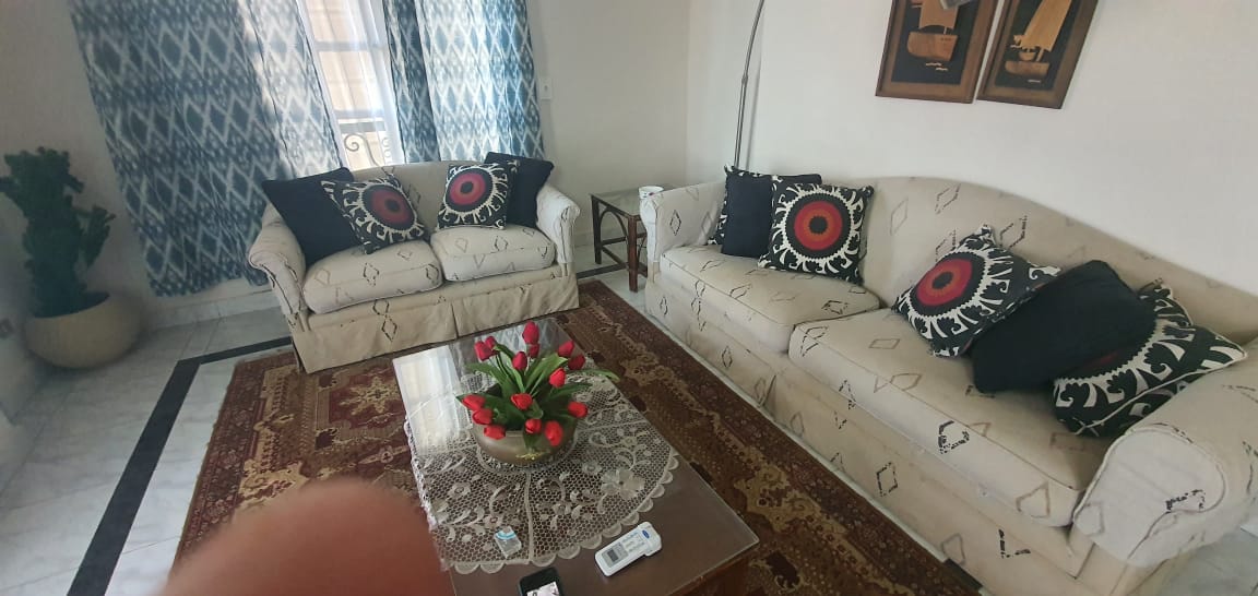 3 Bedroom Furnished Flat for rent, equipped kitchen, 2 bathrooms