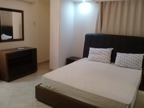 Furnished apartment on first-floor for rent