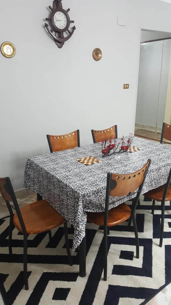 Furnished 2 bedroom apartment for rent in Degla