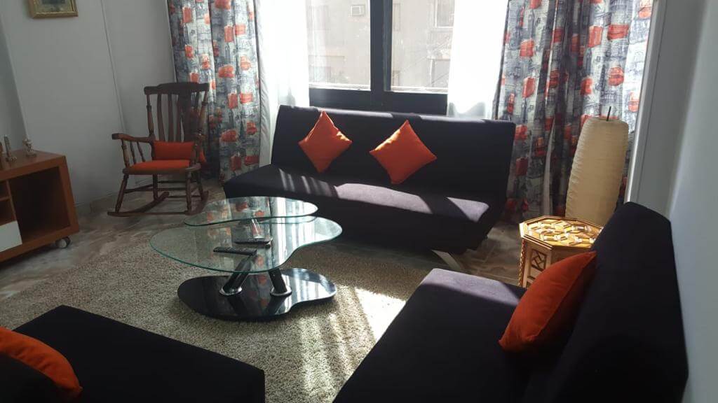 Furnished 2 bedroom apartment for rent in Degla