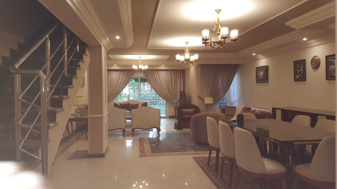 Furnished home with 3 bedrooms for rent in New Cairo