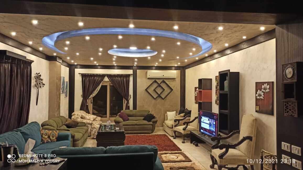 Duplex Apartment for rent in new Cairo with gardens