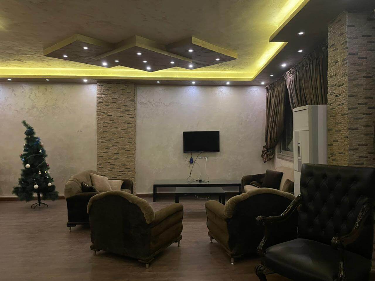 Duplex Apartment for rent in new Cairo with gardens