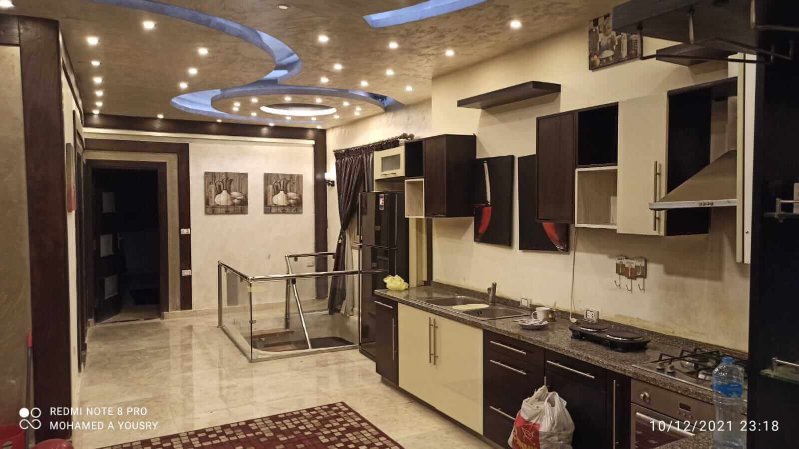 Duplex Apartment for rent in new Cairo with gardens